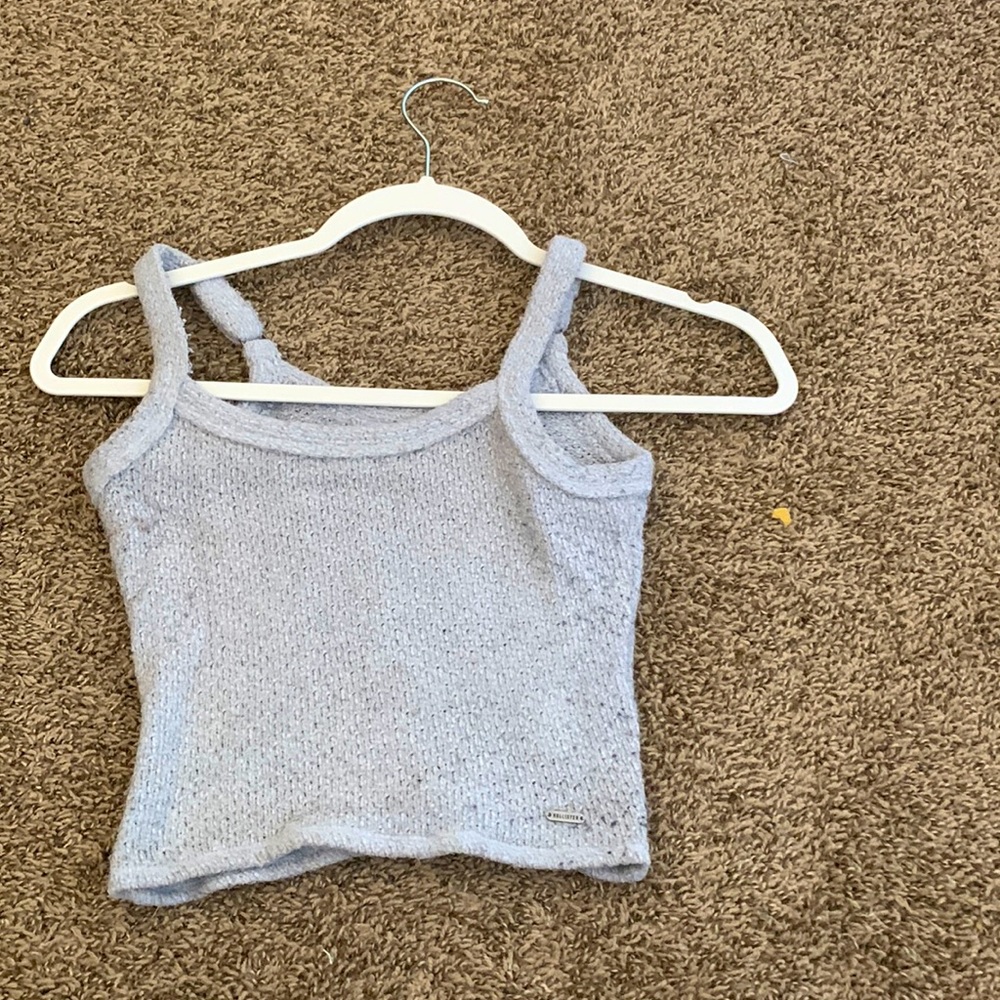 This is a blue shirt from hollister